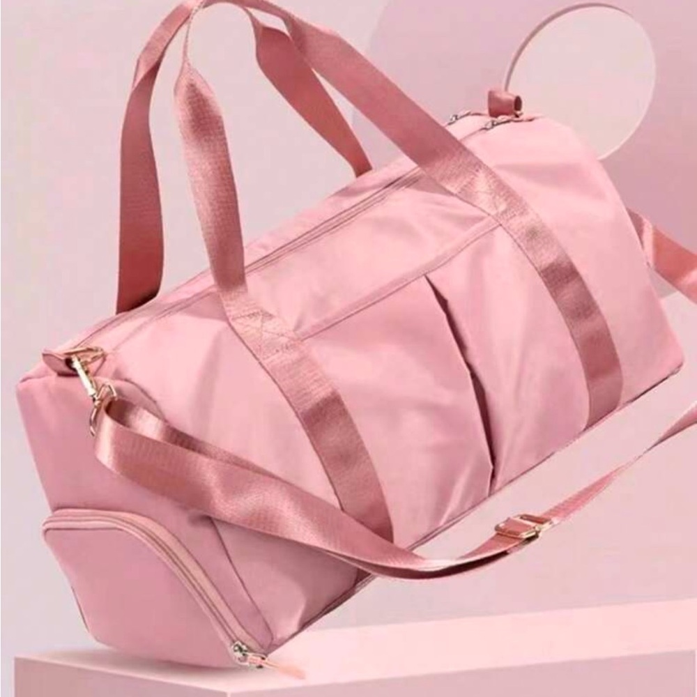 Pink Waterproof Duffel Bag Luggage